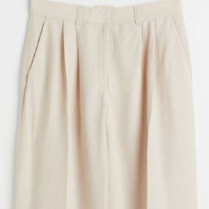 H&M Wide-cut Lyocell-blend Pants